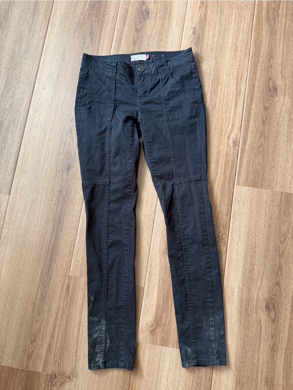 SO Women's Straight Leg Black Pants